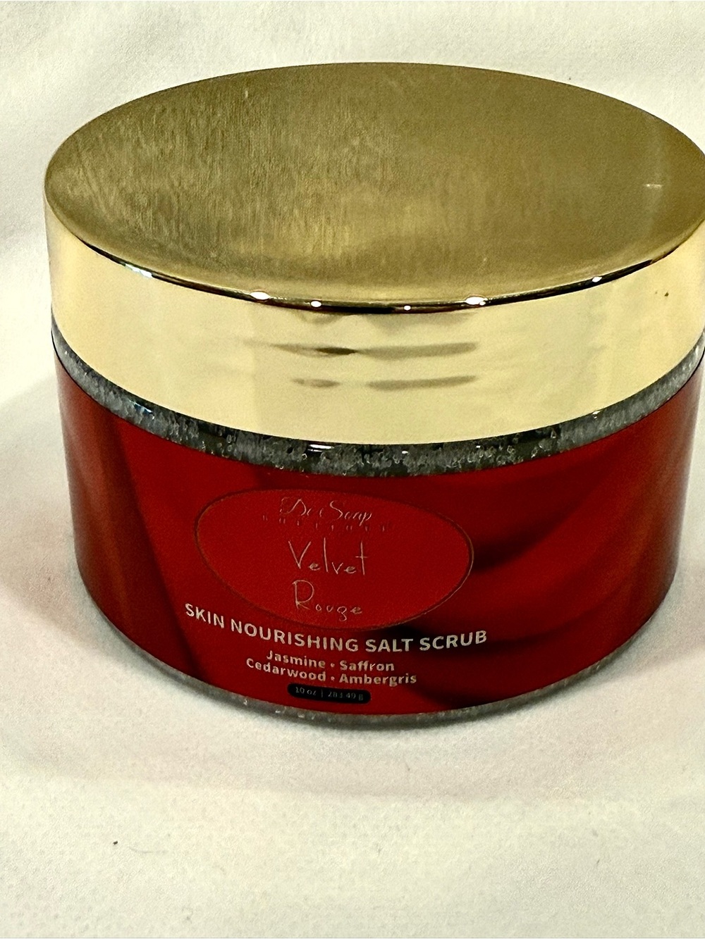 De Soap Boutique Velvet Rouge Skin Nourishing Salt Scrub